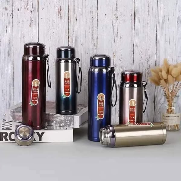 Termo Vacuum color entero para agua fría y caliente